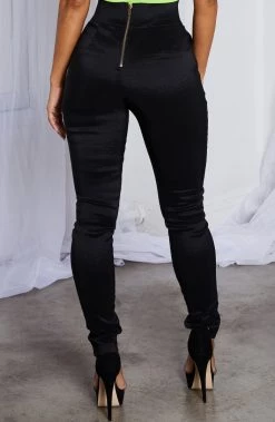 A.G Heartbeat Pants - Black Shine NEW ARRIVALS