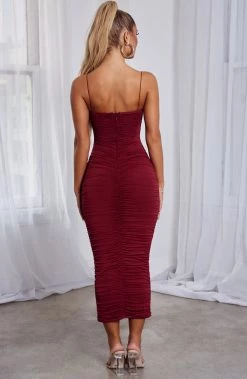 S.D Haven Maxi Dress - Burgundy