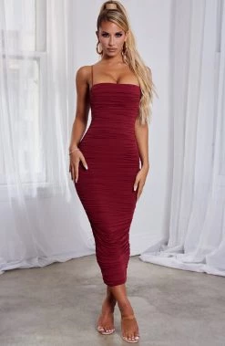 S.D Haven Maxi Dress - Burgundy