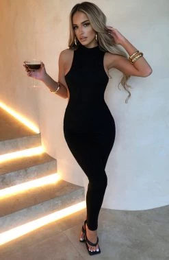 L.F Hera Maxi Dress - Black