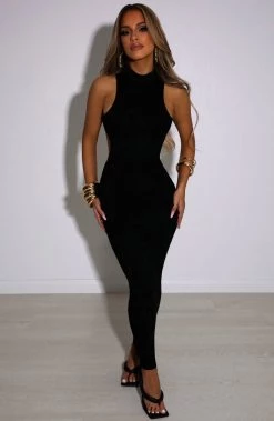 L.F Hera Maxi Dress - Black