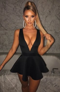 C.F Holli Playsuit - Black NEW ARRIVALS