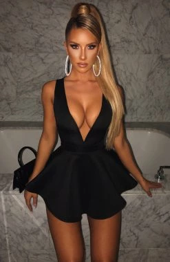 C.F Holli Playsuit - Black NEW ARRIVALS