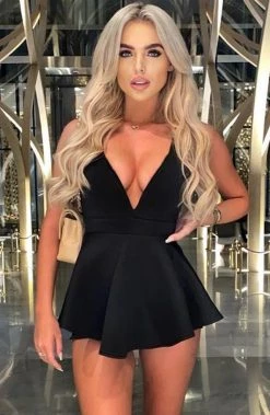 C.F Holli Playsuit - Black NEW ARRIVALS