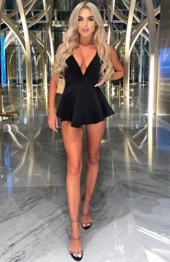 C.F Holli Playsuit - Black NEW ARRIVALS