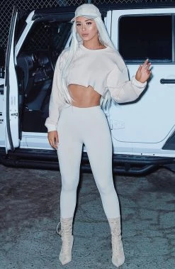 F.I Shani Grimmond X Babyboo - Glow Up Leggings - Beige Bottoms