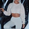 F.I Shani Grimmond X Babyboo - Cya Cropped Jumper - Beige Tops