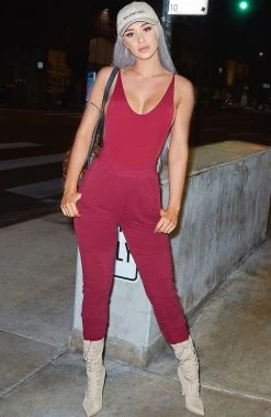 S.D Shani Grimmond X Babyboo - Boss Tracksuit Pant - Burgundy