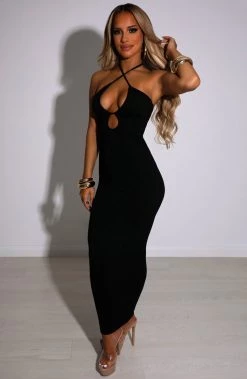 L.F Indria Maxi Dress - Black