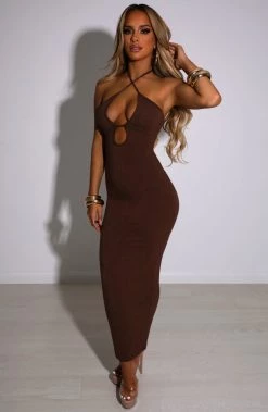L.F Indria Maxi Dress - Chocolate