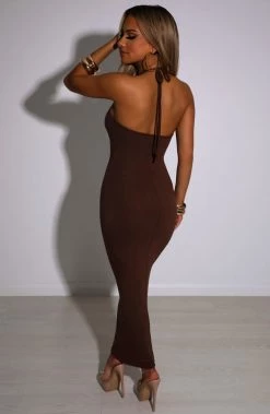 L.F Indria Maxi Dress - Chocolate