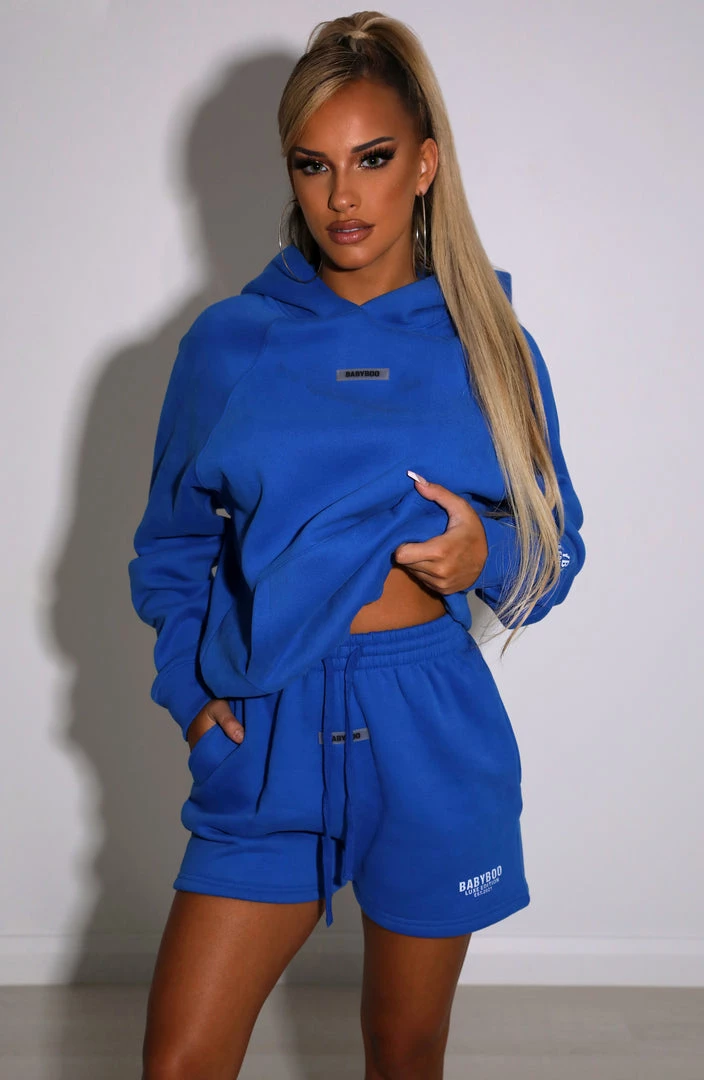 M.T Ivy Luxe Hoodie - Electric Blue NEW ARRIVALS