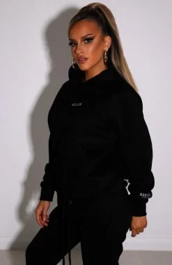 M.T Ivy Luxe Hoodie - Black NEW ARRIVALS