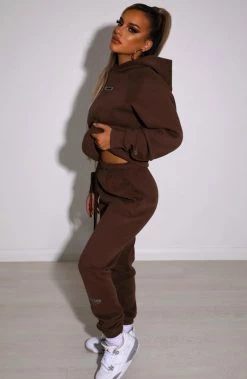 M.T Ivy Luxe Hoodie - Chocolate NEW ARRIVALS