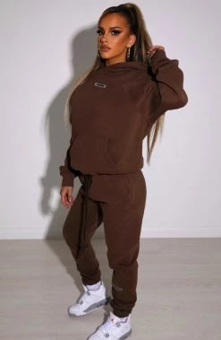 M.T Ivy Luxe Hoodie - Chocolate NEW ARRIVALS
