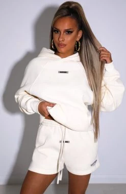 M.T Ivy Luxe Hoodie - Cream