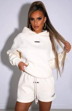 M.T Ivy Luxe Hoodie - Cream
