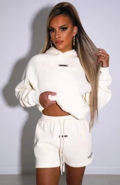 M.T Ivy Luxe Hoodie - Cream