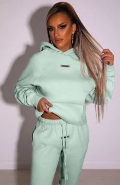 M.T Ivy Luxe Hoodie - Sage NEW ARRIVALS