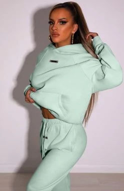 M.T Ivy Luxe Hoodie - Sage NEW ARRIVALS