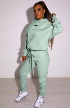 M.T Ivy Luxe Hoodie - Sage NEW ARRIVALS