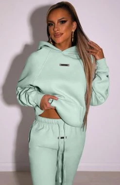 M.T Ivy Luxe Hoodie - Sage NEW ARRIVALS