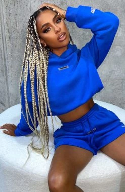 M.T Ivy Luxe Hoodie - Electric Blue NEW ARRIVALS