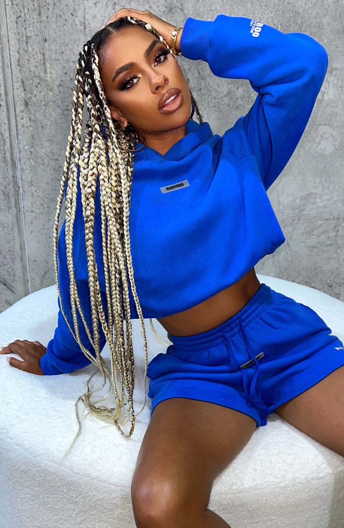 M.T Ivy Luxe Hoodie - Electric Blue NEW ARRIVALS