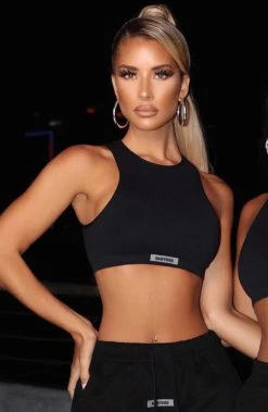 S.L NEW ARRIVALS Jae Luxe Crop - Black