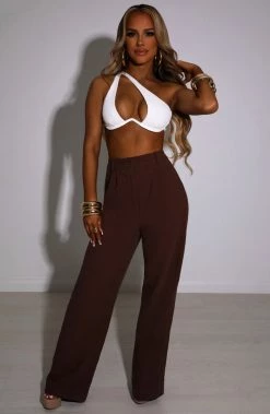 L.F Jadae Pants - Chocolate NEW ARRIVALS