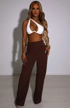 L.F Jadae Pants - Chocolate NEW ARRIVALS
