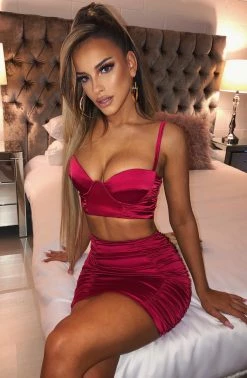 C.F Jade Skirt - Red