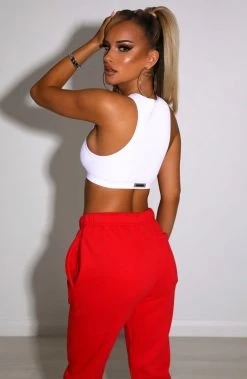 S.L NEW ARRIVALS Jae Luxe Crop - White