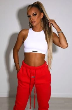 S.L NEW ARRIVALS Jae Luxe Crop - White