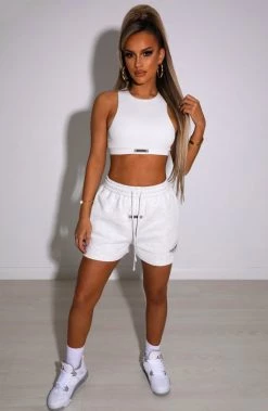 M.T Cora Luxe Shorts - Grey NEW ARRIVALS