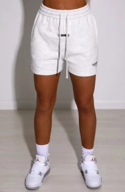 M.T Cora Luxe Shorts - Grey NEW ARRIVALS