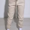 M.T NEW ARRIVALS Ivy Luxe Trackpant - Beige
