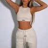 S.L NEW ARRIVALS Jae Luxe Crop - Beige