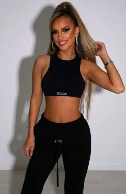 S.L NEW ARRIVALS Jae Luxe Crop - Black