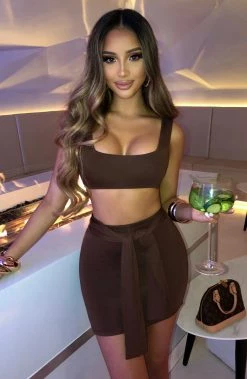 S.D Juliana Set - Chocolate NEW ARRIVALS