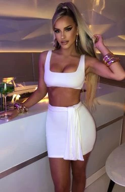 S.D Juliana Set - White NEW ARRIVALS