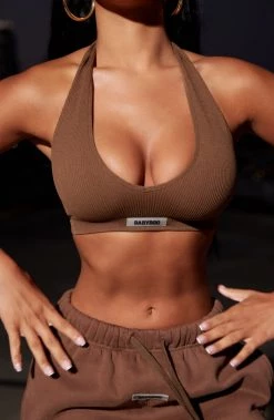 S.L Kami Luxe Crop - Chocolate NEW ARRIVALS