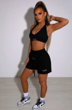 M.T Cora Luxe Shorts - Black