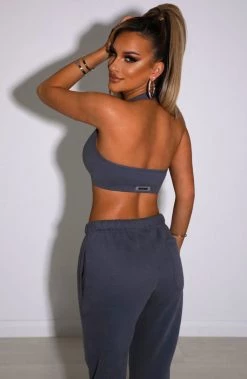 S.L Kami Luxe Crop - Charcoal NEW ARRIVALS