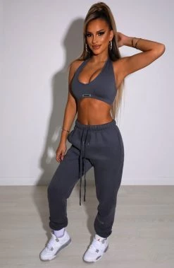 M.T Ivy Luxe Trackpant - Charcoal