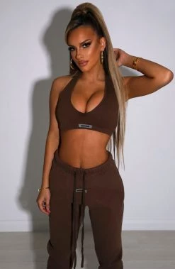 S.L Kami Luxe Crop - Chocolate NEW ARRIVALS