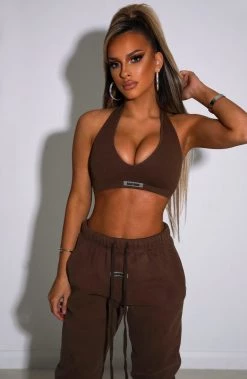S.L Kami Luxe Crop - Chocolate NEW ARRIVALS