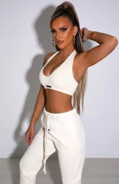 S.L NEW ARRIVALS Kami Luxe Crop - Cream