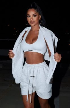 S.L Kami Luxe Crop - Grey NEW ARRIVALS