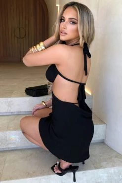 M.T Kamilla Mini Dress - Black NEW ARRIVALS